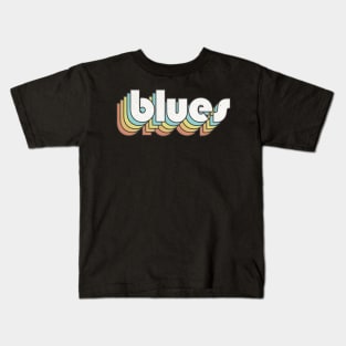 Retro Blues Kids T-Shirt
